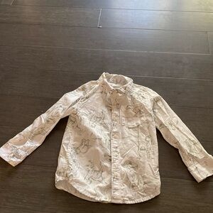 Dino Button Up GAP 5T 🦖🦕